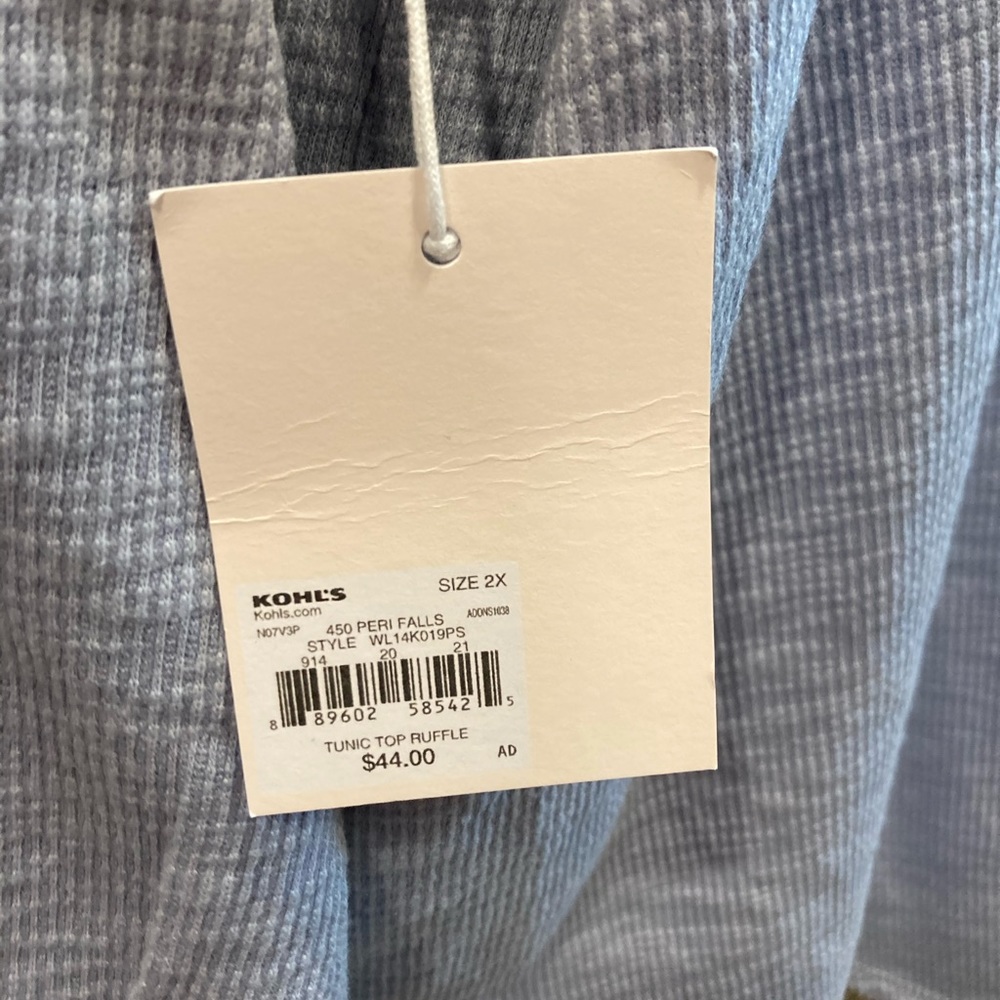 NWT Lauren Conrad Long Sleeve Top in 2X - Picture 5 of 8